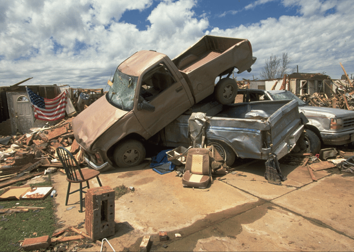 #100. Oklahoma and Kansas tornadoes (1999)