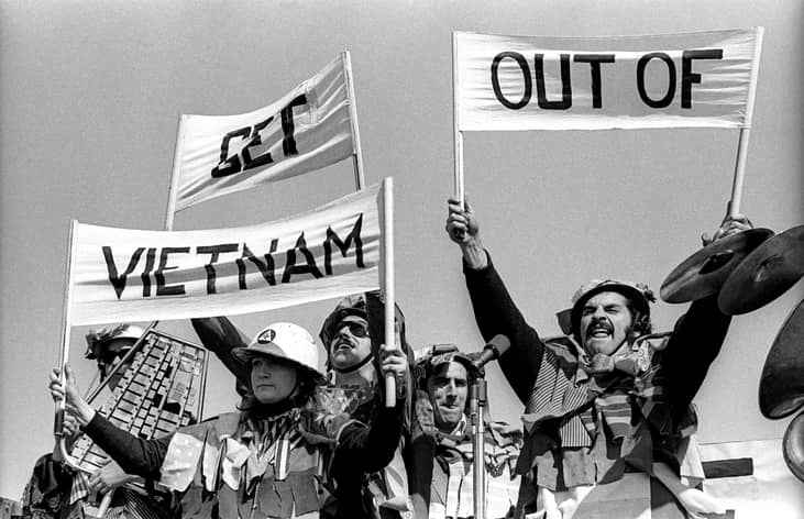 Anti-Vietnam protests at home
