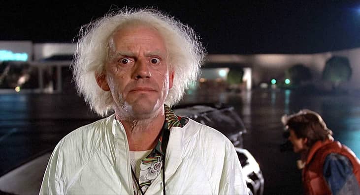 Christopher Lloyd (as Dr. Emmett 'Doc' Brown)