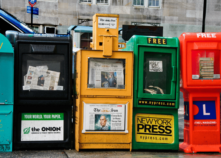 Print journalism declined