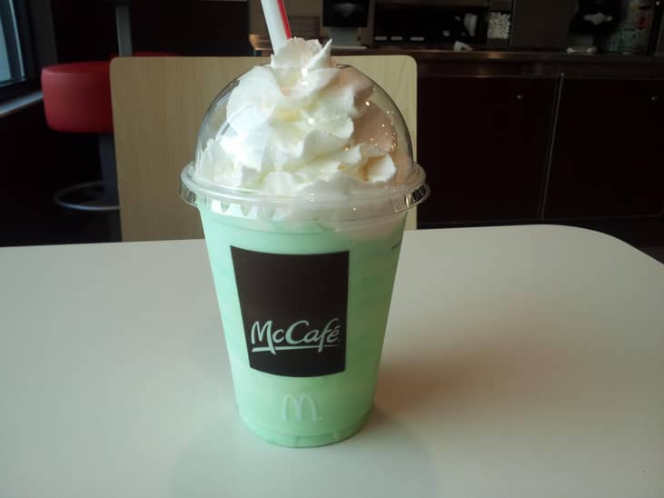 1970: Year of the first McDonald's Shamrock Shake