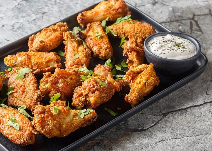 Highest-rated chicken wings in Louisville by diners