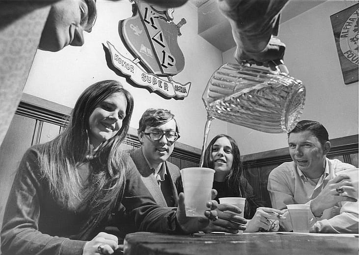The cost of a beer the year you turned 21