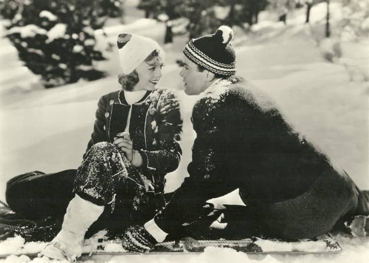 Henry Fonda and Margaret Sullavan in a scene from "The Moon's Our Home"