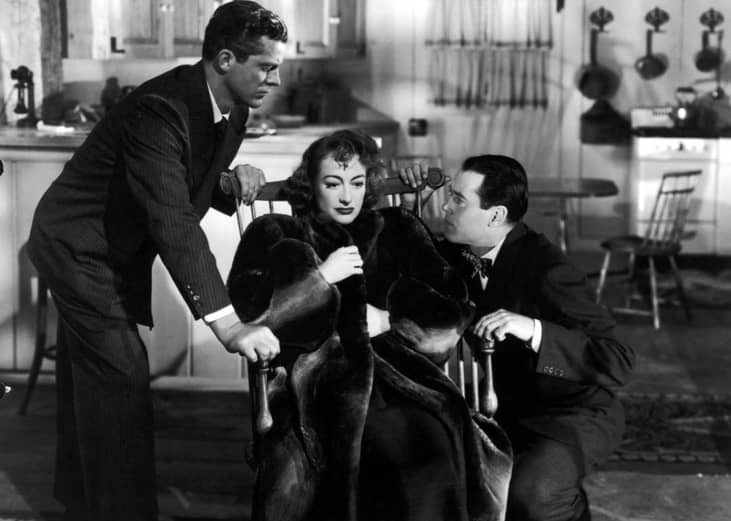 Henry Fonda, Dana Andrews, and Joan Crawford in a scene from "Daisy Kenyon"