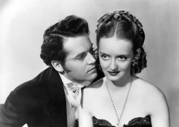 Bette Davis and Henry Fonda in a scene from "Jezebel"