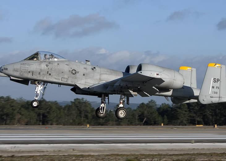 Pictured: A-10C Thunderbolt II