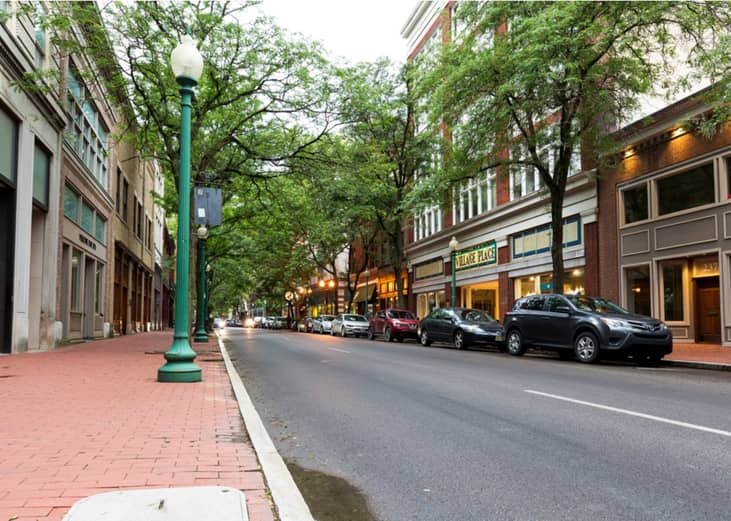 Downtown Charleston, West Virginia.