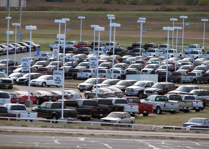 Car dealership in Oklahoma.
