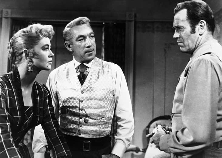 Henry Fonda in a scene from "Warlock"