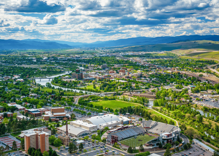 Missoula from Mount Sentinel.