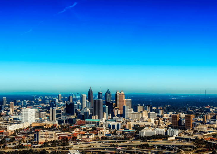 Atlanta, Georgia skyline.