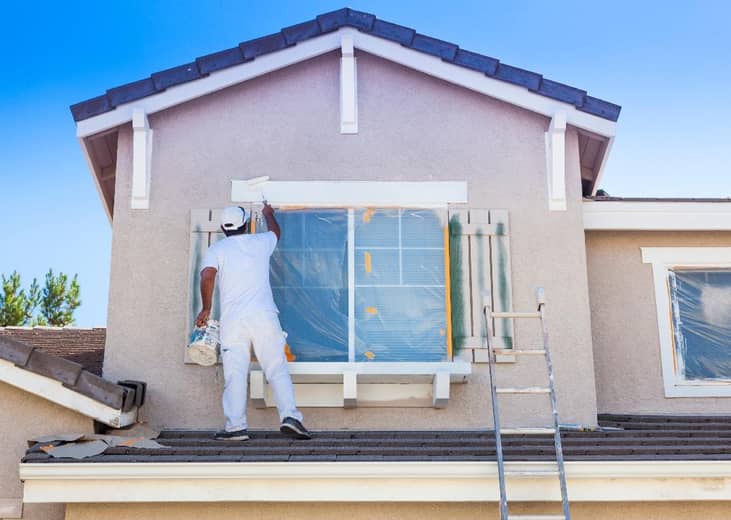 #9. Painting exterior of home