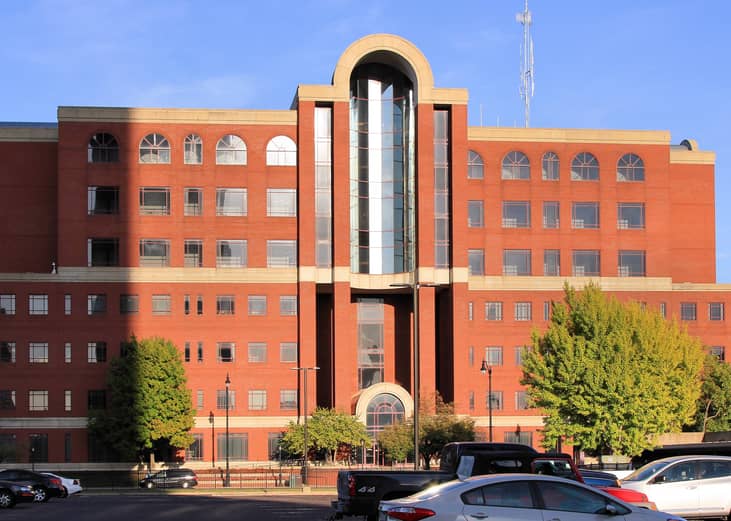 The Sangamon County Courthouse in Springfield, Illinois.