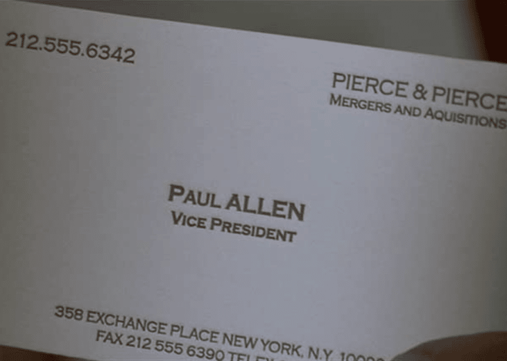 Paul Allen's card