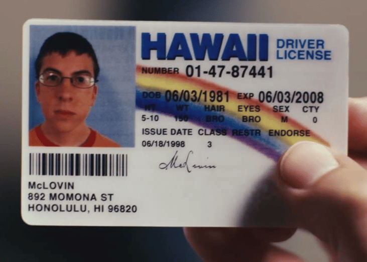 McLovin's ID
