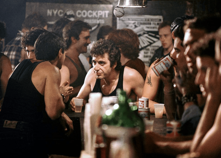 Al Pacino in a scene from "Cruising". 
