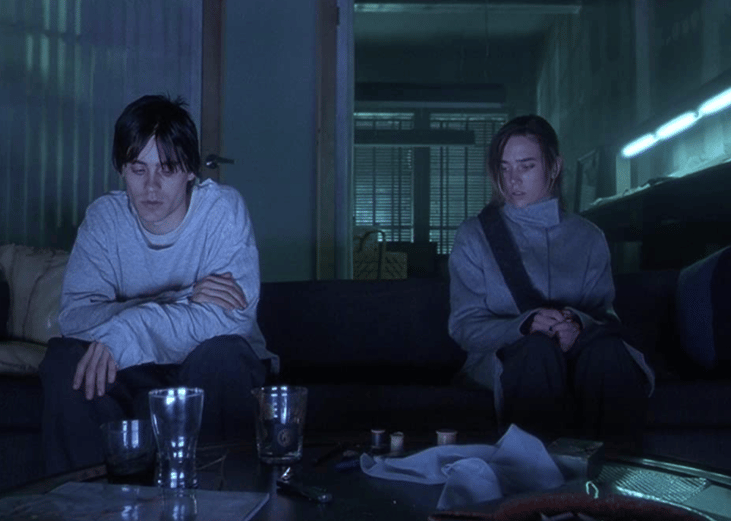 Jennifer Connelly and Jared Leto in "Requiem for a Dream".