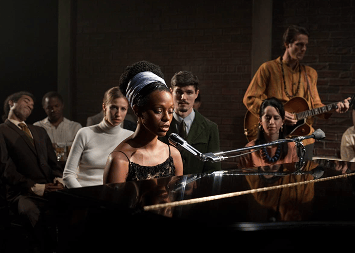 Zoe Saldana in a scene from "Nina."