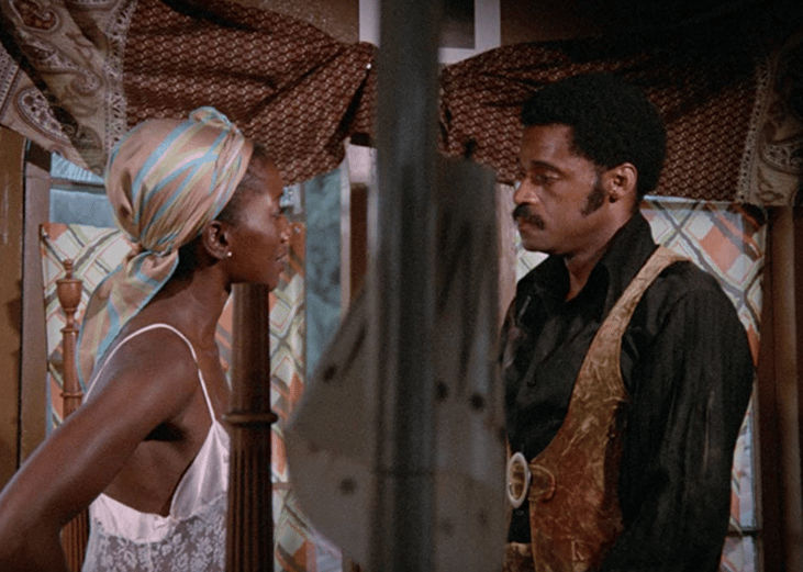 Rhetta Hughes and Melvin Van Peebles in "Sweet Sweetback's Baadasssss Song".