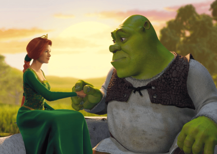 Cameron Diaz and Mike Myers in "Shrek".