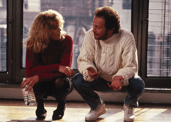 Meg Ryan and Billy Crystal in "When Harry Met Sally..."