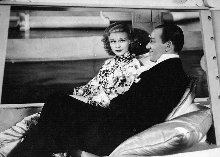 Fred Astaire and Ginger Rogers in "Top Hat".