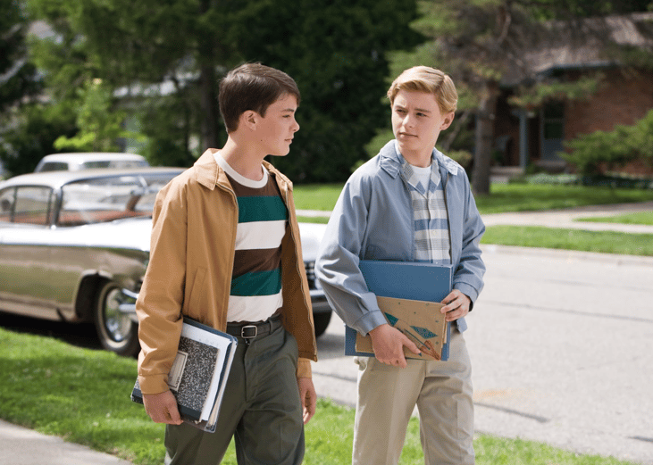 Callan McAuliffe and Israel Broussard in "Flipped".