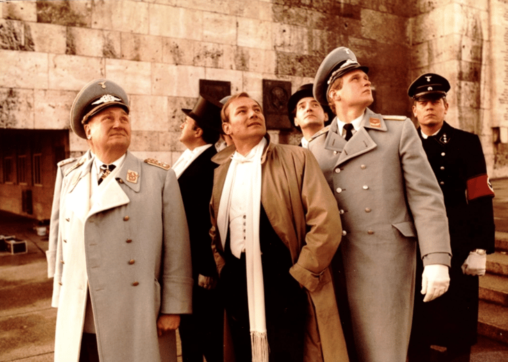 Klaus Maria Brandauer, Tamás Balikó, and Rolf Hoppe in Mephisto.