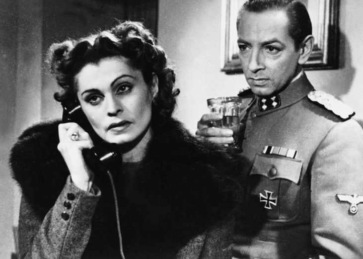 Harry Feist and Giovanna Galletti in Rome, Open City.