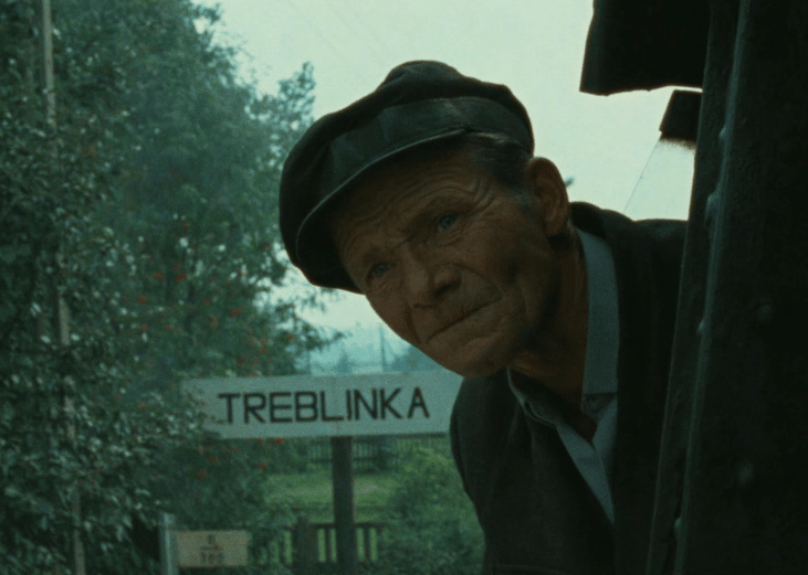 Henrik Gawkowski in a scene from "Shoah".