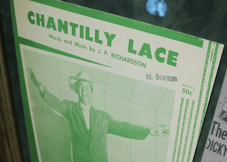 Memorabilia from J.P. Richardson, aka The Big Bopper, at the Texas Musicians Museum.