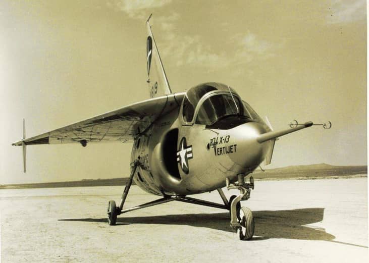 Pictured: Ryan X-13 Vertijet