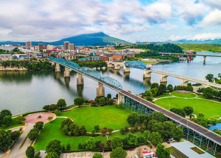 #14. Chattanooga, Tennessee-Georgia
