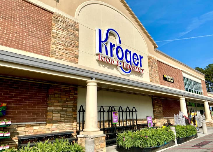 Kroger storefront.