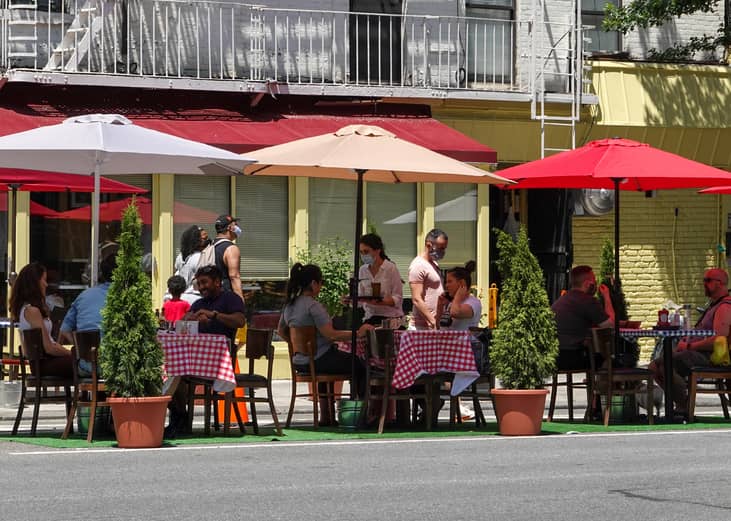 Outdoor dining safety