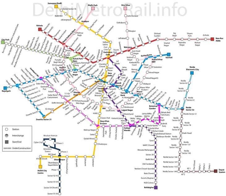 #12. Delhi Metro - India