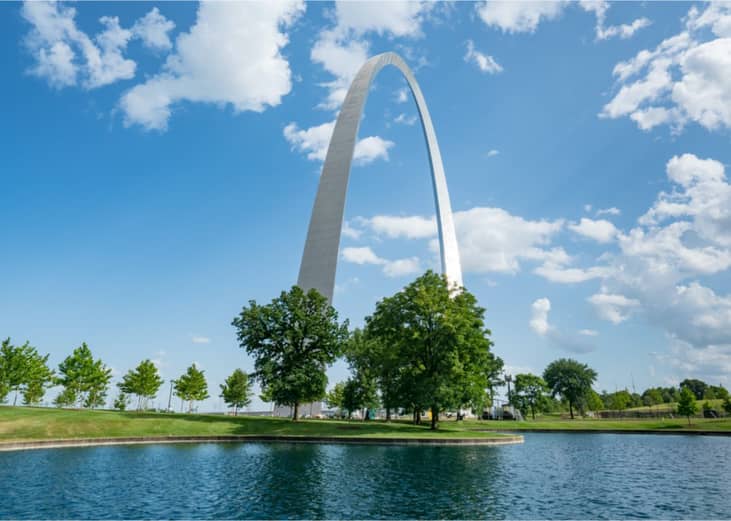 #3. Gateway Arch National Park (Missouri)