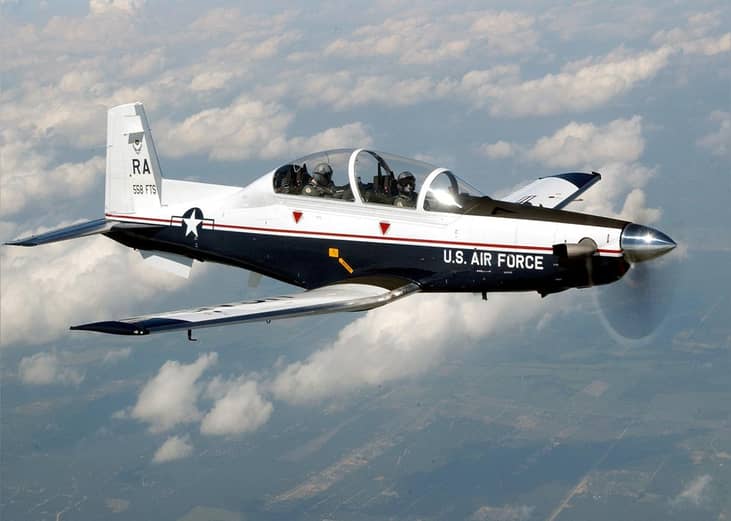 Pictured: Beechcraft T-6 Texan II