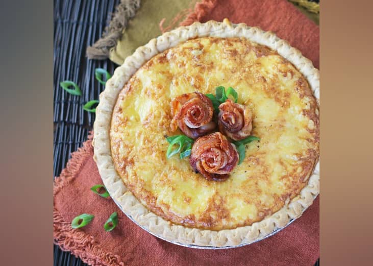 Bacon Rose Quiche