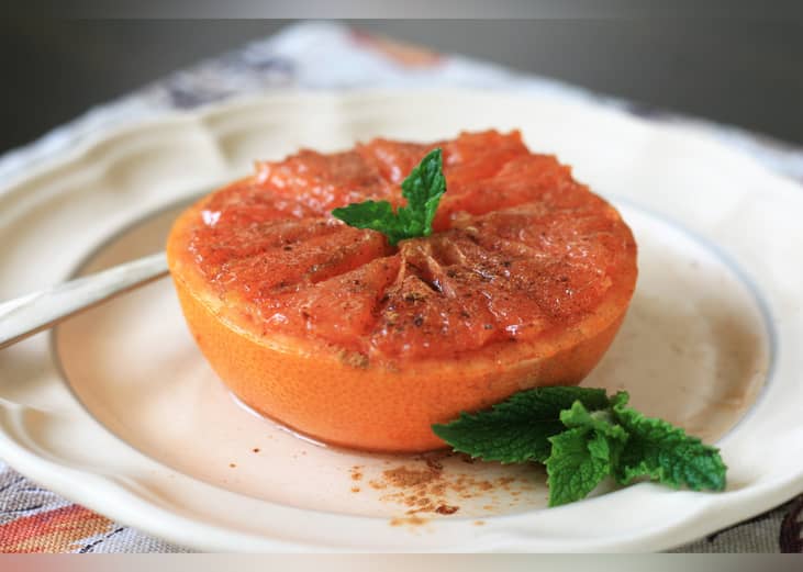 Air Fryer Broiled Grapefruit