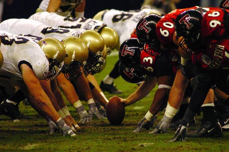 Watching college football bowl games