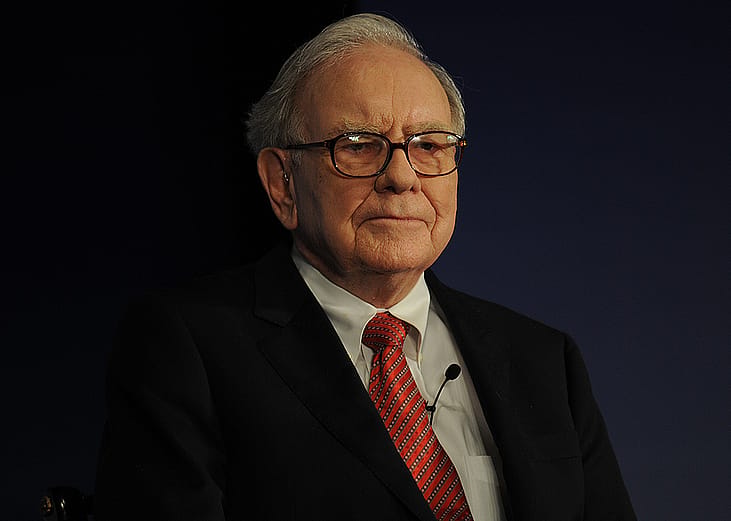 Warren Buffett during a press conference at the Hotel Oberoi on March 24, 2011 in New Delhi, India.