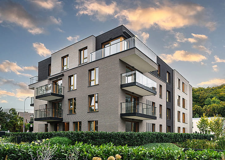 A modern residential housing development.