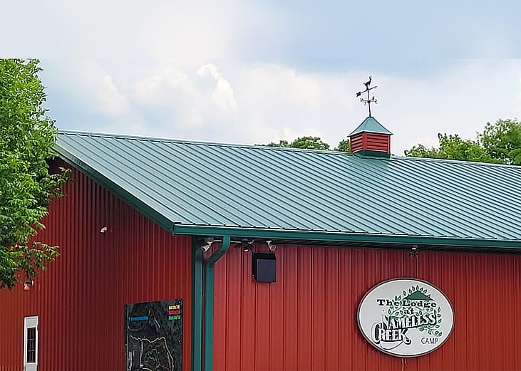 Exterior of the Nameless Creek Youth Camp in the town of Greenfield where The Indiana Microschool Collaborative hopes to use as its first microschool this fall. 