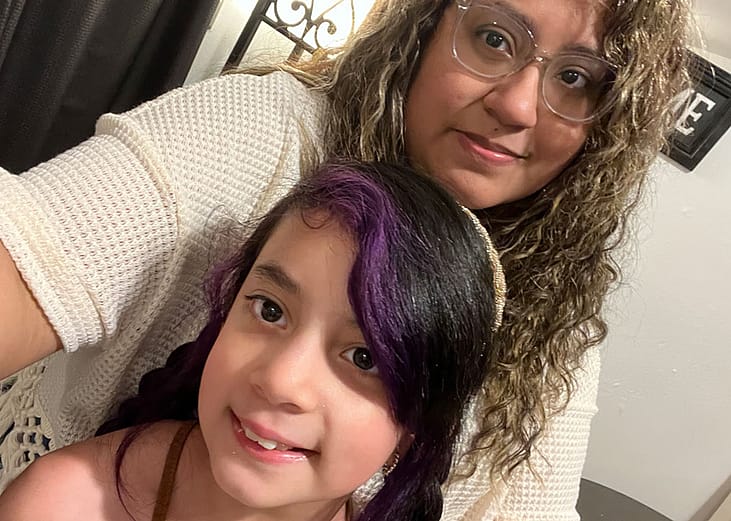 Sierra Rios and her daughter, Nevaeh.
