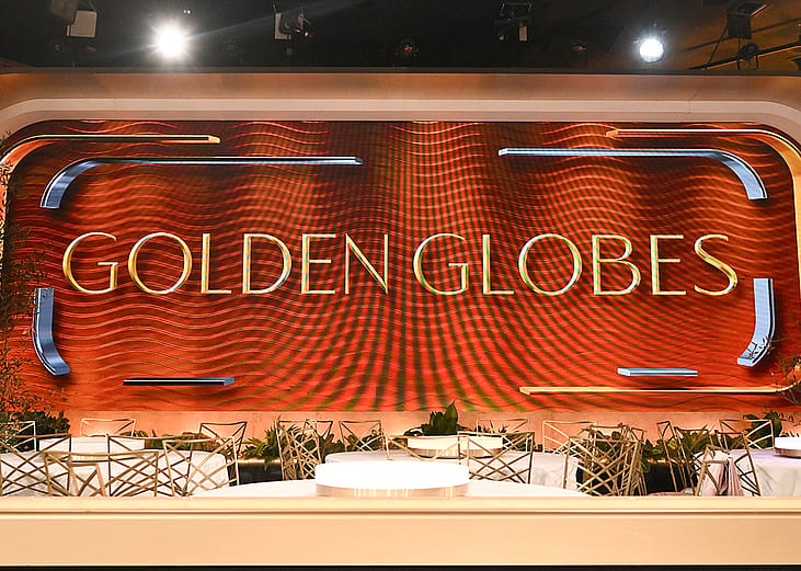 Stage and set atmosphere for the 83rd Annual Golden Globes.