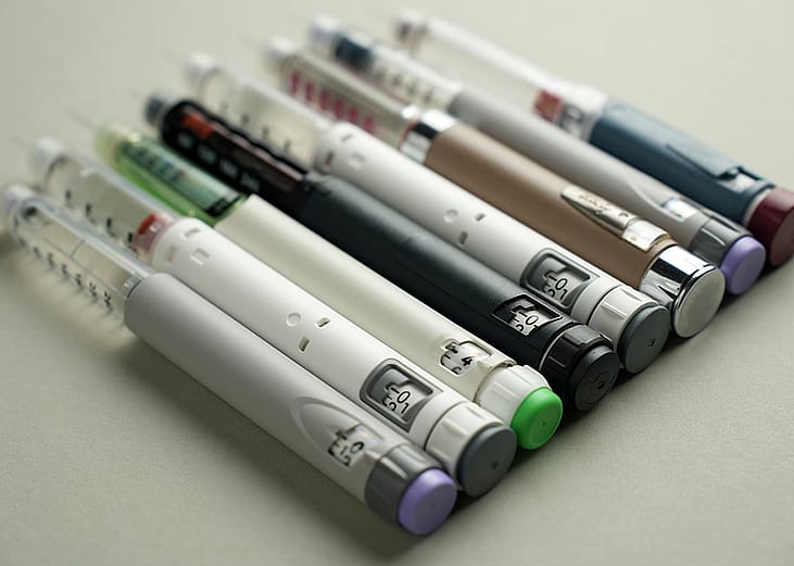 Injection pens for semaglutide and GLP-1 drugs that can manage blood sugar levels.