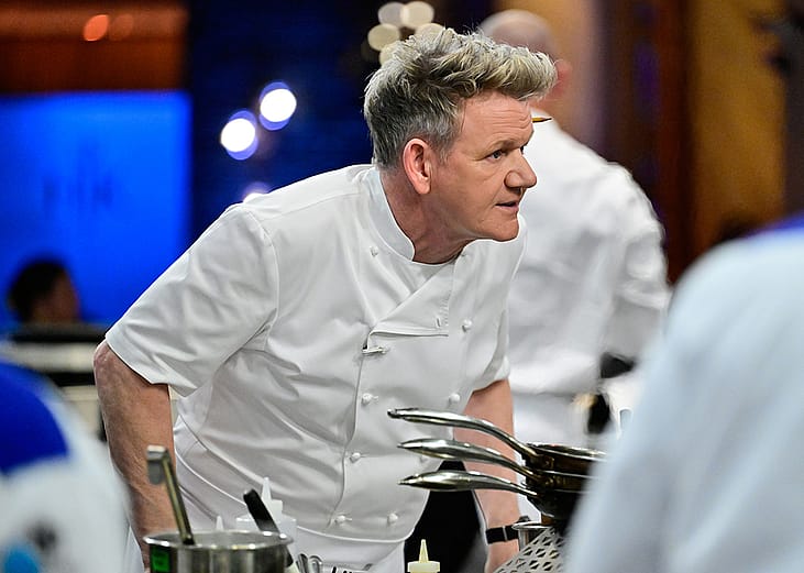 Gordon Ramsay in the 'Guac a mole in Hell's Kitchen' episode.