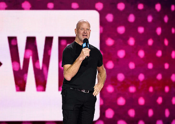 Lululemon founder Chip Wilson speaks during WE Day at KeyArena on April 21, 2017 in Seattle, Washington.
